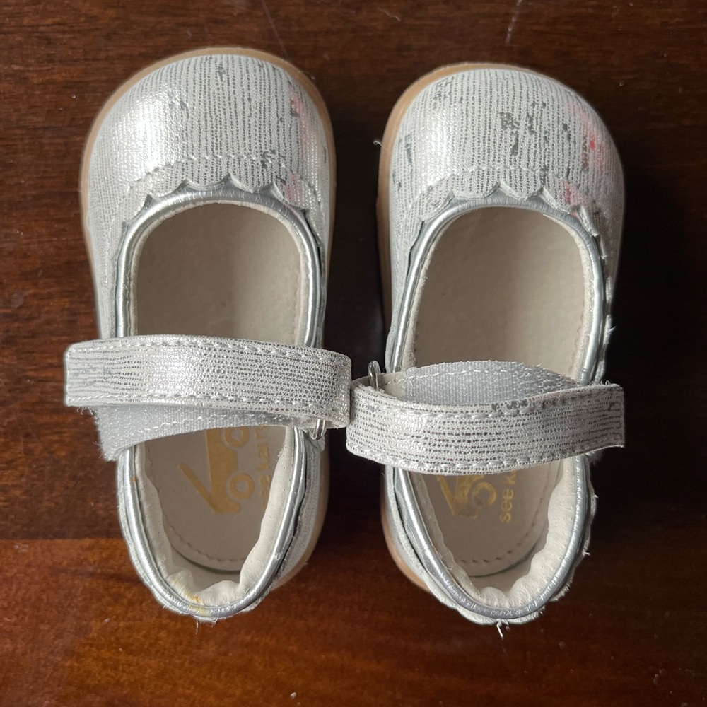 See Kai Run Silver Shoes